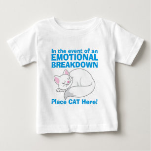 T-shirts O Gato de Divisão Emocional