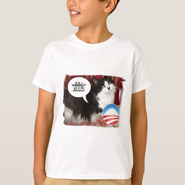 T-shirts O Gato de Gatinho Pet Whitehouse (Frente)