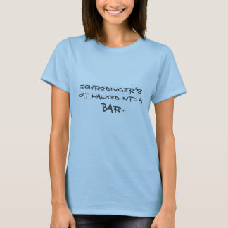 T-shirts O gato de Schrödinger