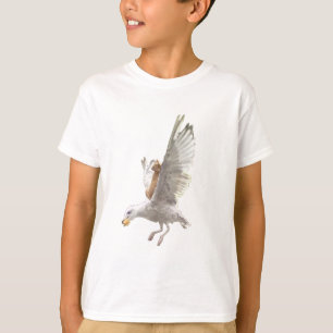 T-shirts O Gato Laranja e o Gaivota