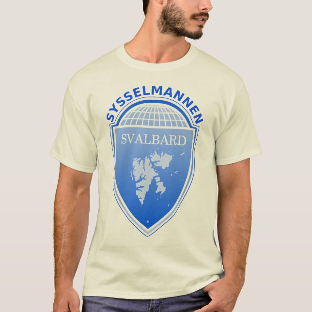 T-shirts o governador Svalbard, Noruega (Frente)