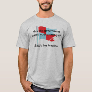 T-shirts O governo apreendeu seus recursos ainda?