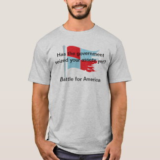 T-shirts O governo apreendeu seus recursos ainda?