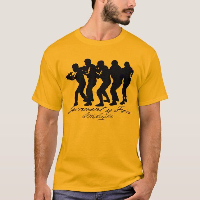 T-shirts O governo é força (Frente)