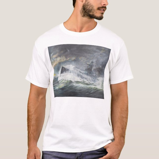 T-shirts O Graf Spee entra Oceano Índico o 3 de novembro (Frente)
