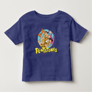 T-shirts O Gráfico da Família Flintstones e Rubbles
