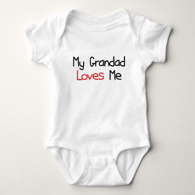 T-shirts O Grandad ama-me (Frente)