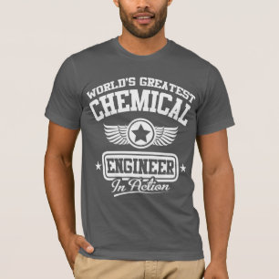 T-shirts O grande engenheiro químico do mundo na ação