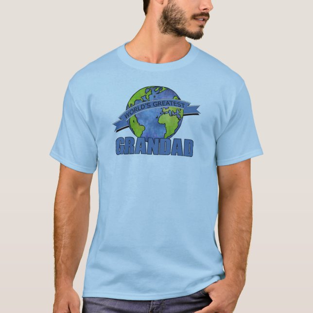 T-shirts O grande Grandad do mundo (Frente)
