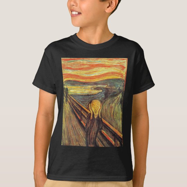 T-shirts O gritar - Edvard Munch (Frente)