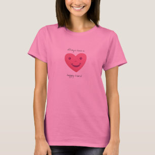 T-shirts o happyheart, tem sempre a, coração feliz