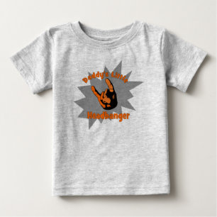 T-shirts O Headbanger pequeno do pai