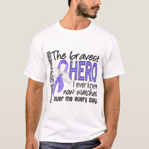 T-shirts O herói o mais bravo eu conheci nunca o cancer