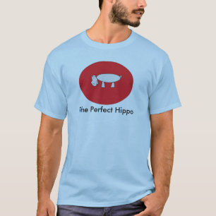 T-shirts O hipopótamo perfeito