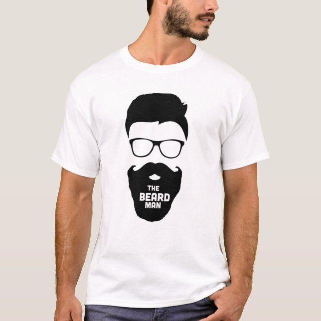 T-shirts O homem da barba (Frente)
