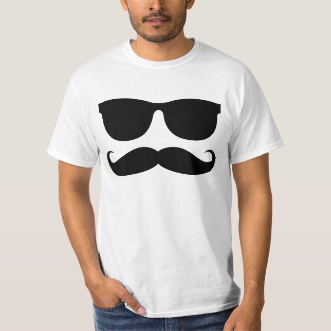 T-shirts O homem do bigode (Frente)