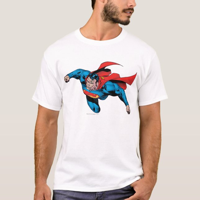 T-shirts O Homem do Estilo de BD de Aço (Frente)