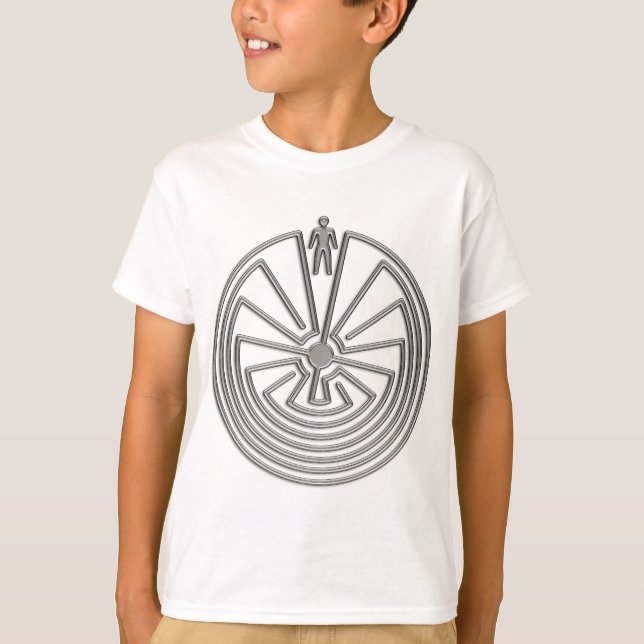 T-shirts O Homem no Maze - prata (Frente)