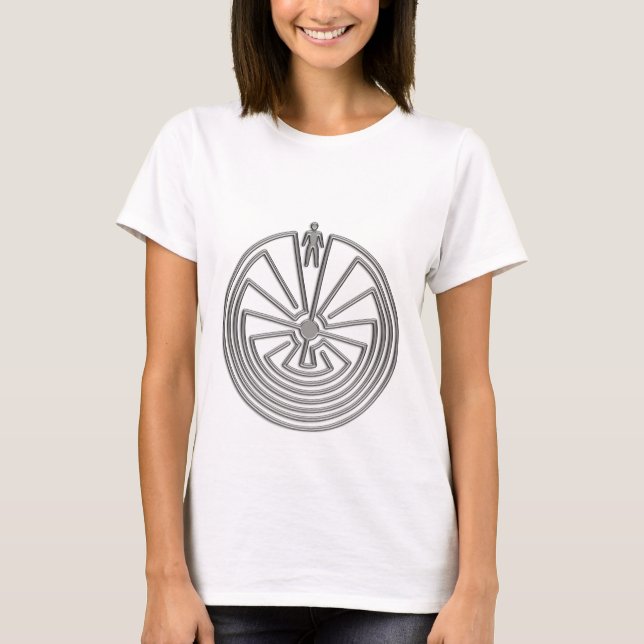 T-shirts O Homem no Maze - prata (Frente)