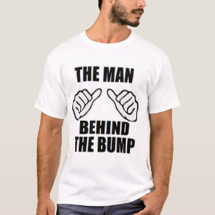 T-shirts O Homem Por Trás Do Bump Novo Pai pai