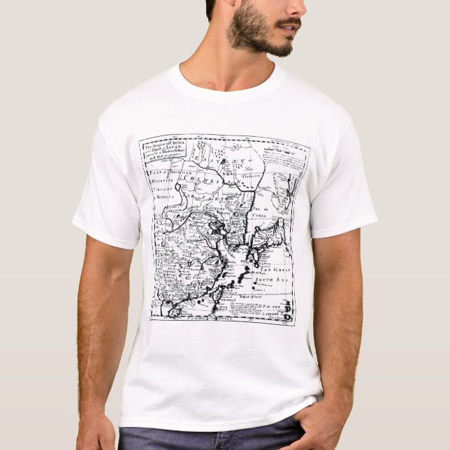 T-shirts O império de China e de ilha de Japão (Frente)