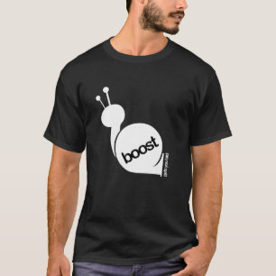 T-shirts O impulso obtem-no colocado - o caracol branco