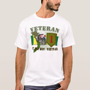 T-shirts ø Inf Div - Vietnam (nenhum CIB)