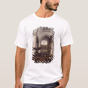 T-shirts O interior de Oude Kerk, Amsterdão, c.1660
