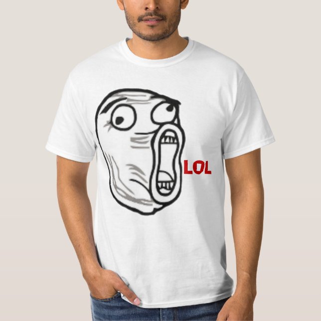 T-shirts O Internet Meme da história em quadrinhos da raiva (Frente)