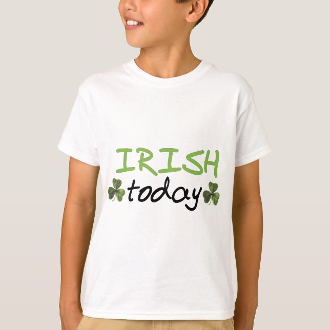 T-shirts O irlandês projeta hoje! (Frente)