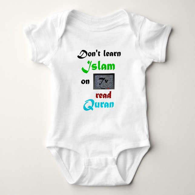 T-shirts O Islão verdadeiro leu o Corão (Frente)