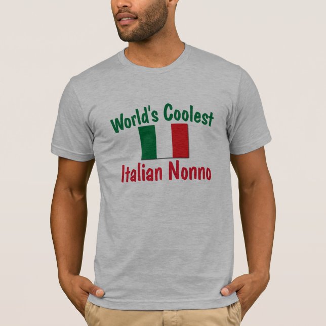 T-shirts O italiano o mais fresco Nonno (Frente)