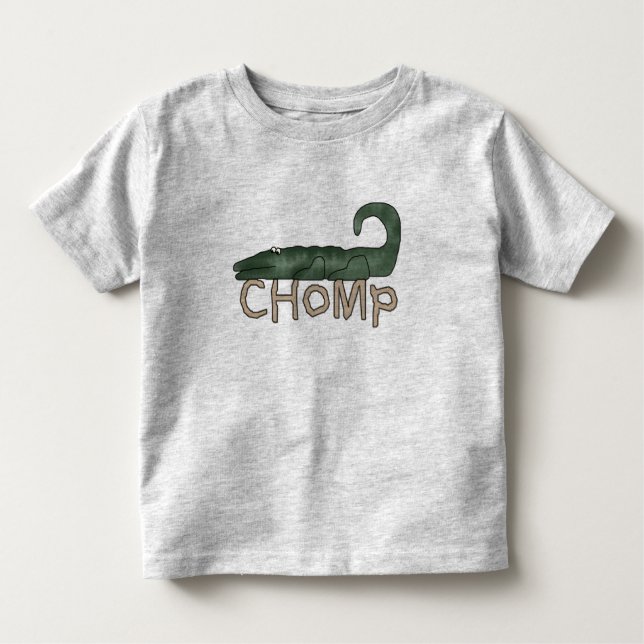 T-shirts O jacaré Chomp (Frente)