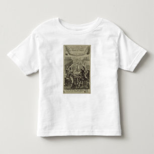 T-shirts O jardim da nobreza francesa, c.1640 (engravi