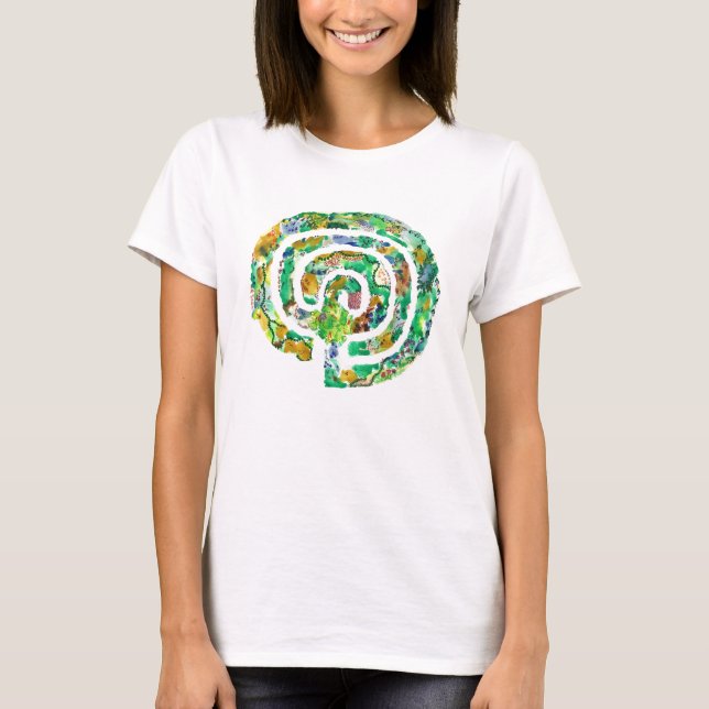 T-shirts O jardim do labirinto - design original do (Frente)