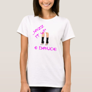 T-shirts O jazz das mulheres ele parte superior ascendente