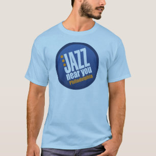 T-shirts O jazz perto de você homens de Philadelphfia Shor