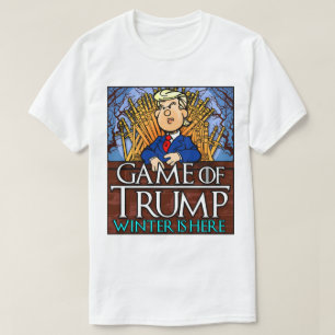 T-shirts O jogo de Trump Winter está aqui