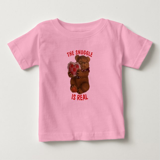 T-shirts O Jogo é Urso Real e Coração (Frente)