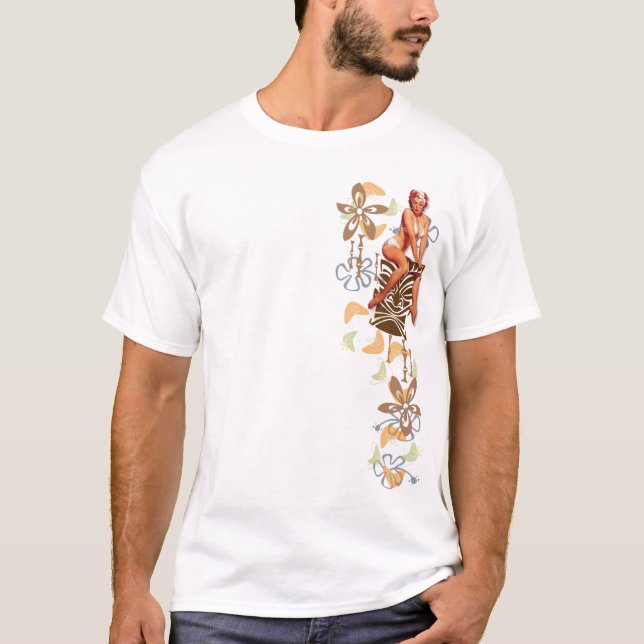 T-shirts O kitsch Bitsch: A deusa de Tiki (Frente)