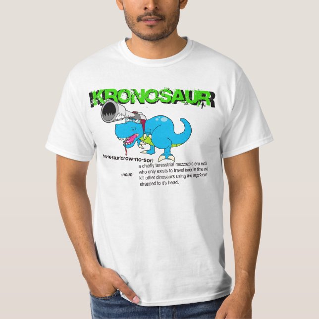 T-shirts O Kronosaur omnipotente (Frente)
