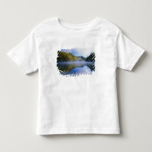 T-shirts O lago Millcreek e as cores do outono no nascer do