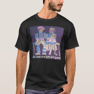 T-shirts O linguagem corporal do deus