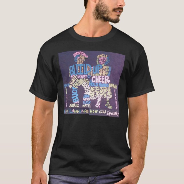 T-shirts O linguagem corporal do deus (Frente)