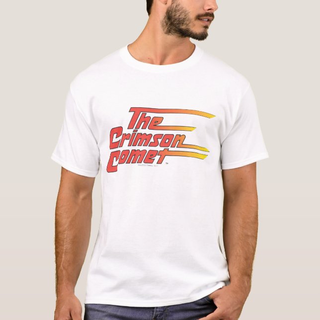 T-shirts O logotipo Crimson Comet (Frente)