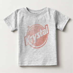 T-shirts O logotipo de Krystal desvaneceu-se