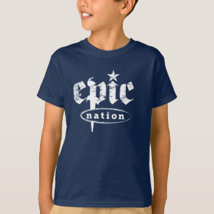 T-shirts "O logotipo original da nação épico" caçoa o