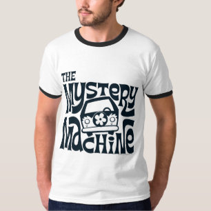 T-shirts O logotipo retro da máquina do mistério