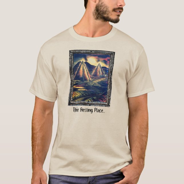 T-shirts O Lugar De Aluguel, Pirâmides (Frente)