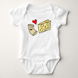 T-shirts O Mac ama o queijo, macarrão bonito engraçado +